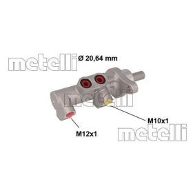 Compre Cilindro principal de freno de METELLI online para Sandero / Stepway I (BS) a precios moderados