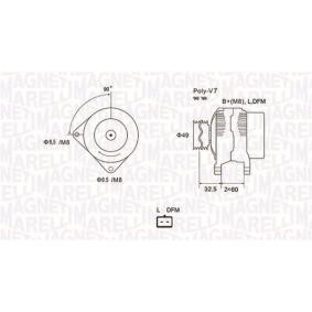 Lichtmaschine 063731814010 von MAGNETI MARELLI günstig für 217,70 € online kaufen