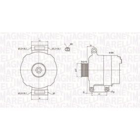 Köp Generator av MAGNETI MARELLI 063731867010 till det låga priset 1758,43 kr