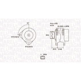Lichtmaschine 063731879010 von MAGNETI MARELLI günstig für 194,59 € online kaufen