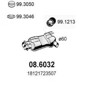 Mittelschalldämpfer 08.6032