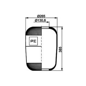 Acquista Soffietto, Sospensione pneumatica da PETERS ENNEPETAL 084.030-70A a buon mercato per soli 68,27 €