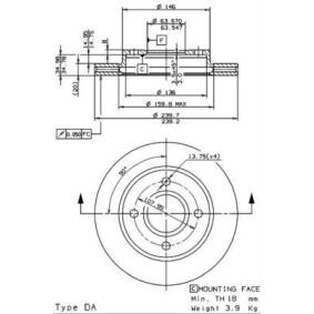 Bremsscheibe von A.B.S.