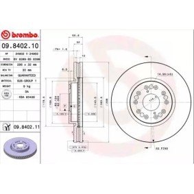 Bremsscheibe von BREMBO