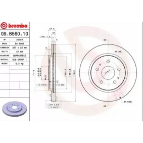 DAIHATSU Bremsscheibe von BREMBO