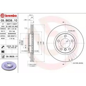 MINI Bremsscheibe von BREMBO