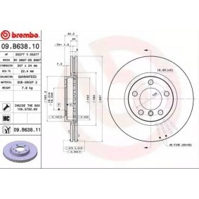 MINI Bremsscheibe von BREMBO