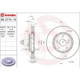 Bremsscheibe 09.C710.11