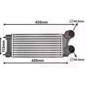 Köp Intercooler av VAN WEZEL 09014705 till det låga priset 2196,56 kr