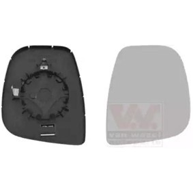 Comprar Cristal de espejo, retrovisor exterior de VAN WEZEL 0906838 a bajo precio de 22,51 €