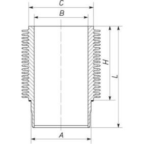 Köp Cylinderfoder av MAHLE ORIGINAL 099 WR 29 01 till det låga priset 1204,58 kr