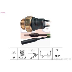 Compre Interruptor de temp., luz avisadora líquido de refrigeração da EPS 1.840.069 a um preço baixo por 23,59 €