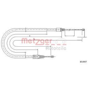 Handbremsseil 10.6037 von METZGER günstig für 16,64 € online kaufen