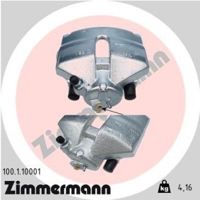 Kjøp Bremsecaliper av ZIMMERMANN 100.1.10001 til den lave prisen 1494,12 NOK