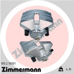Kjøp Bremsecaliper av ZIMMERMANN 100.2.10001 til den lave prisen 1494,12 NOK