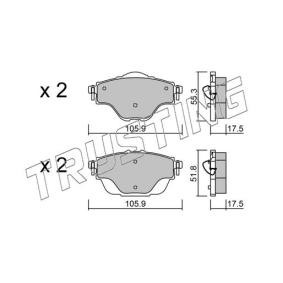 Acquista Kit pastiglie freni da TRUSTING 1004.0 a buon mercato per soli 68,15 €