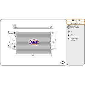 Achetez des Radiateur du moteur AHE 102.111 à prix pour 140,32 €