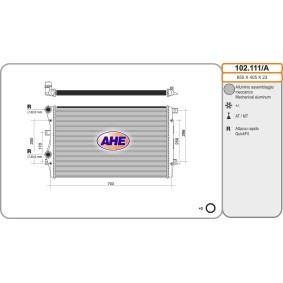 Achetez des Radiateur du moteur AHE 102.111/A à prix pour 113,74 €