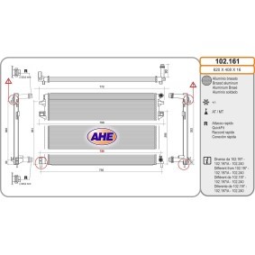 Acquista Radiatore motore da AHE 102.161 a buon mercato per soli 159,58 €