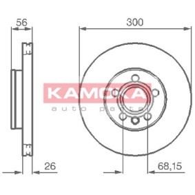 Bremsscheibe von KAMOKA