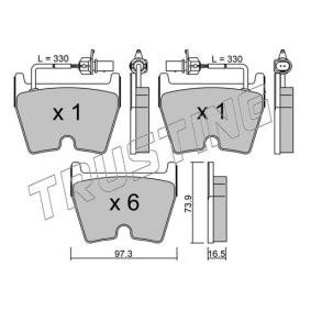 Achetez des Plaquettes de frein TRUSTING 1067.0 à prix pour 103,82 €