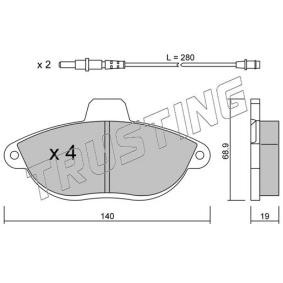 Acquista Kit pastiglie freni da TRUSTING 107.0 a buon mercato per soli 63,98 €