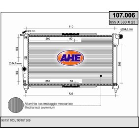 Achetez des Radiateur du moteur AHE 107.006 à prix pour 70,86 €