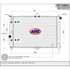 Acquista Radiatore motore da AHE 107.038/A a buon mercato per soli 170,65 €