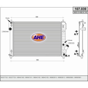 Acquista Radiatore motore da AHE 107.039 a buon mercato per soli 136,45 €