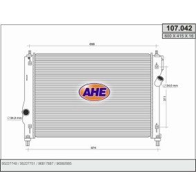 Acquista Radiatore motore da AHE 107.042 a buon mercato per soli 119,28 €