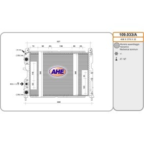 Acquista Radiatore motore da AHE 109.033/A a buon mercato per soli 123,52 €