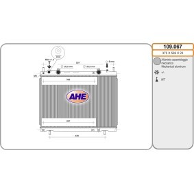 Acquista Radiatore motore da AHE 109.067 a buon mercato per soli 197,17 €