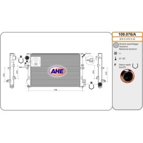 Acquista Radiatore motore da AHE 109.076/A a buon mercato per soli 80,38 €