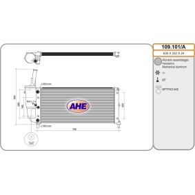 Acquista Radiatore motore da AHE 109.101/A a buon mercato per soli 128,78 €