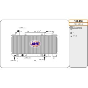 Acquista Radiatore motore da AHE 109.130 a buon mercato per soli 153,37 €