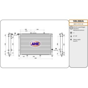 Acquista Radiatore motore da AHE 109.200/A a buon mercato per soli 187,04 €