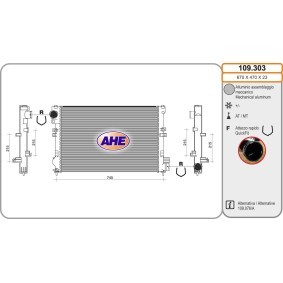 Acquista Radiatore motore da AHE 109.303 a buon mercato per soli 127,80 €