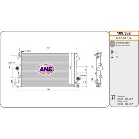 Acquista Radiatore motore da AHE 109.382 a buon mercato per soli 204,97 €