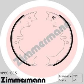 Köp Handbromsbackar av ZIMMERMANN 10990.156.5 till det låga priset 632,31 kr