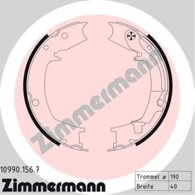 Köp Handbromsbackar av ZIMMERMANN 10990.156.7 till det låga priset 834,89 kr