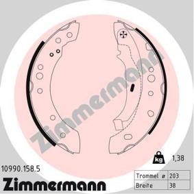 Acquista Kit ganasce freni da ZIMMERMANN 10990.158.5 a buon mercato per soli 70,73 €
