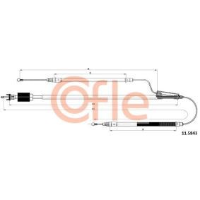 Compre Cable de freno de mano de COFLE online para Meriva B Monospace (S10) a precios moderados