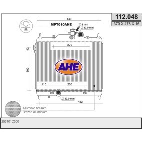 Acquista Radiatore motore da AHE 112.048 a buon mercato per soli 109,70 €