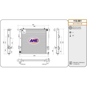 Acquista Radiatore motore da AHE 112.061 a buon mercato per soli 201,30 €