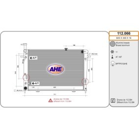 Acquista Radiatore motore da AHE 112.066 a buon mercato per soli 193,26 €
