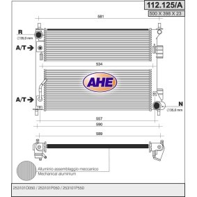 Acquista Radiatore motore da AHE 112.125/A a buon mercato per soli 175,58 €
