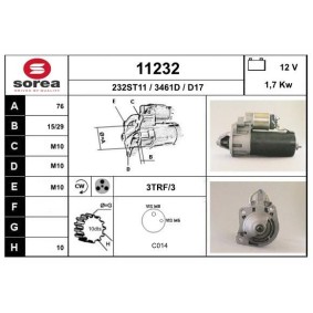 Köp Startmotor av EAI 11232 till det låga priset 1502,32 kr