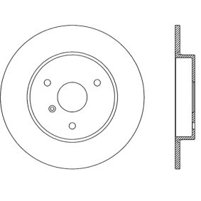 Achetez des Disque de frein Barum BAR09136 à prix pour 29,95 €