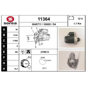 Comprar Motor de arranque de EAI 11364 a bajo precio de 111,44 €