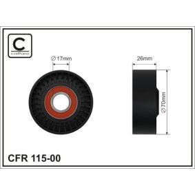 Umlenk- / Führungsrolle, Keilrippenriemen 115-00